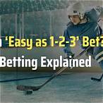 easy as 1-2-3 bet hockey